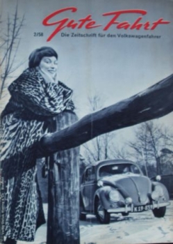 "Gute Fahrt" Volkswagen Magazine 1958 (8517)